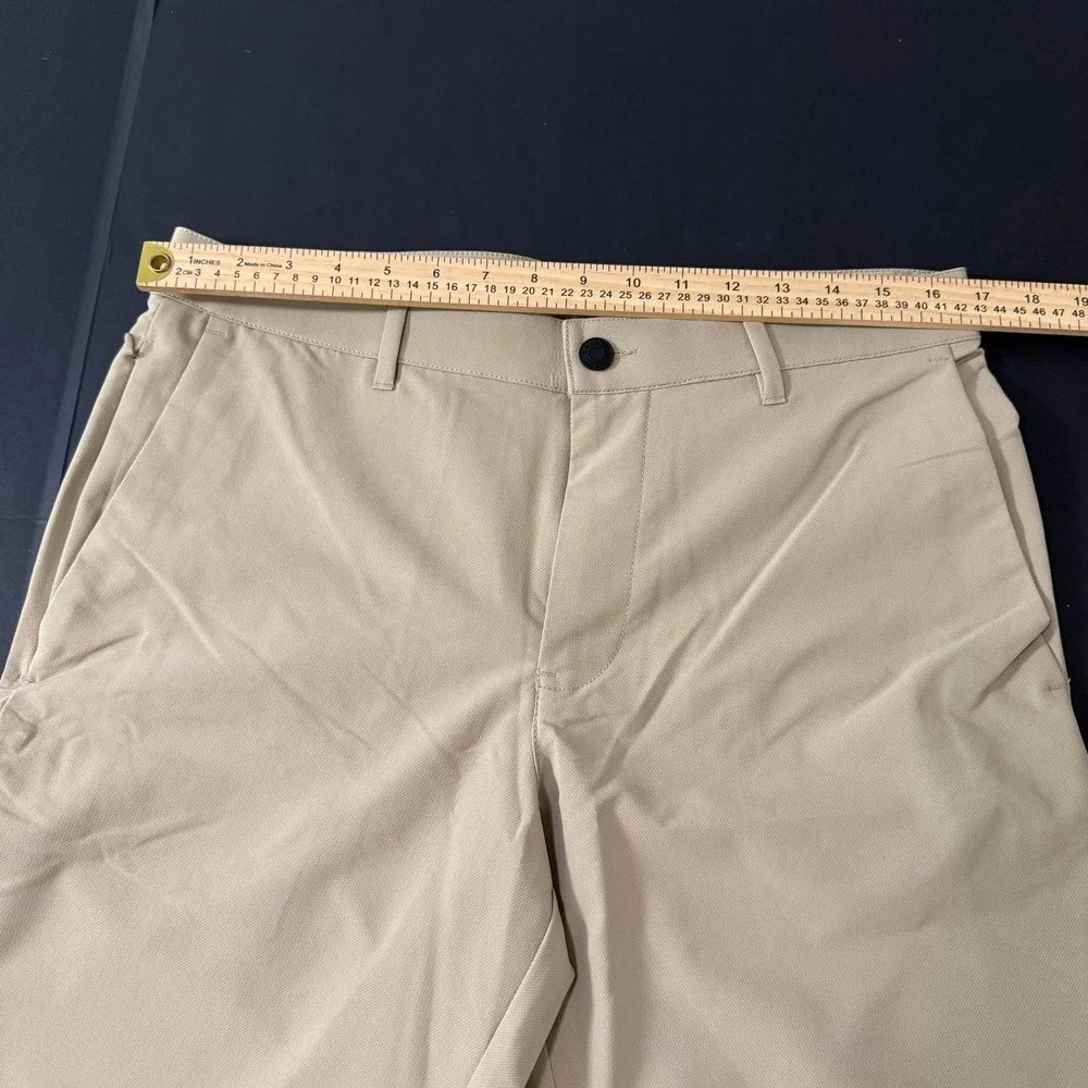 Banana Republic Mens Core Temp Performance Chino Pants Khaki Tan Size 32